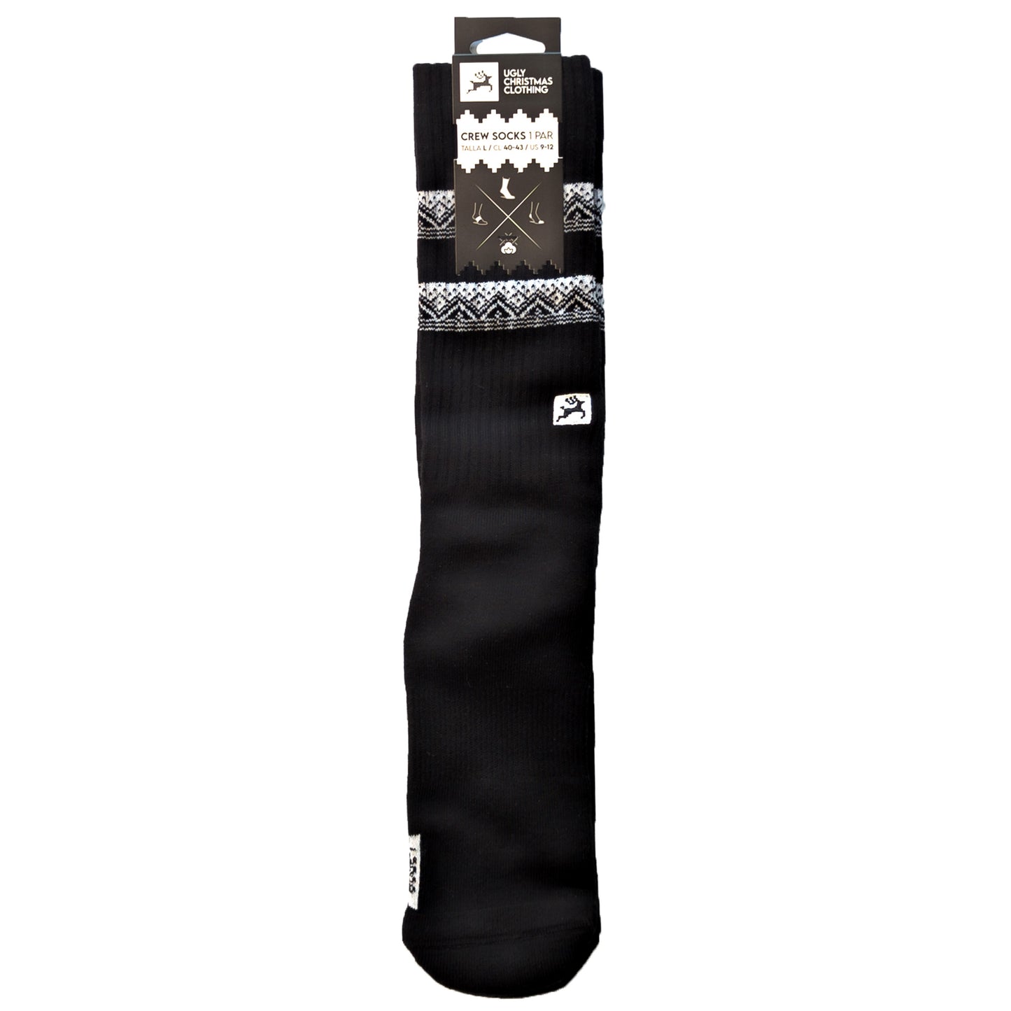 Crew Socks Black Marshall