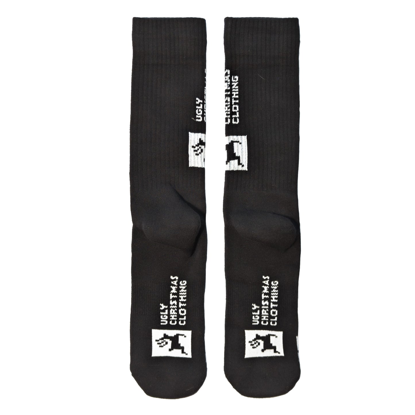 Crew Socks Black Lewis