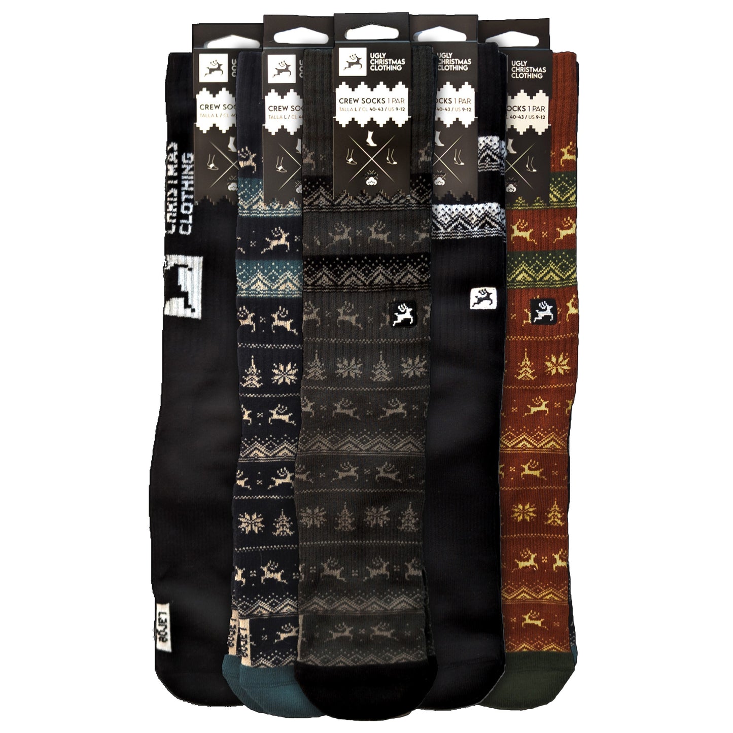 5-pack Ugly Crew Socks