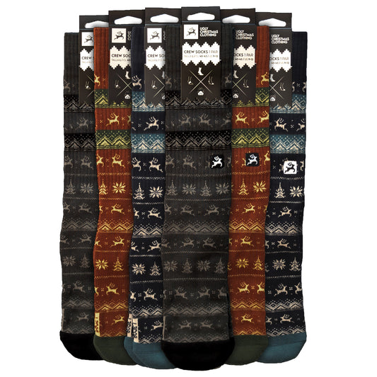 6-pack Hicks Crew Socks